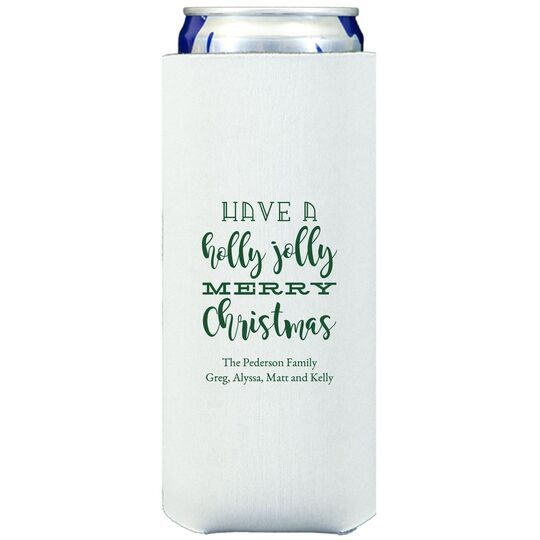 Holly Jolly Christmas Collapsible Slim Huggers